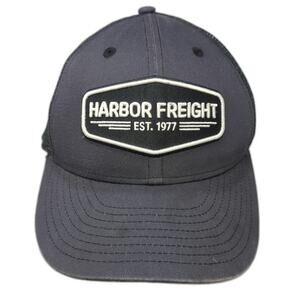 Harbor Freight Trucker Hat Gray One Size Mesh Snapback Est 1977 HFT Tool Store